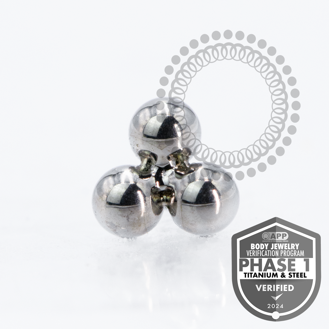 TT26 Topo Trinity Ball 3mm Rosca Titânio Mill ®