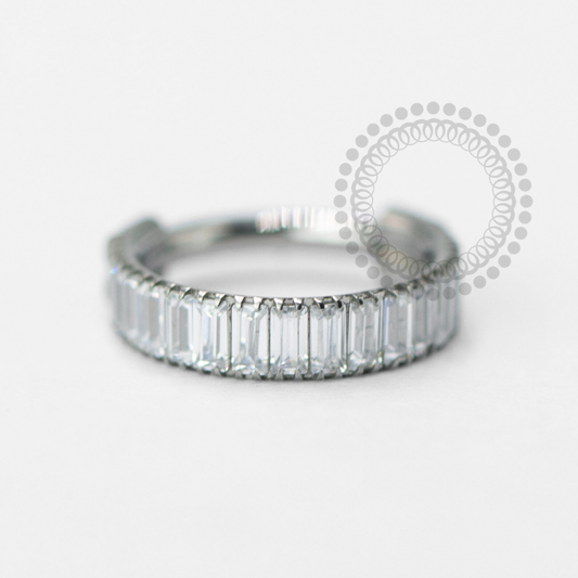 TN1655 Segmento Zirconias Baguette Titanio ASTM F136