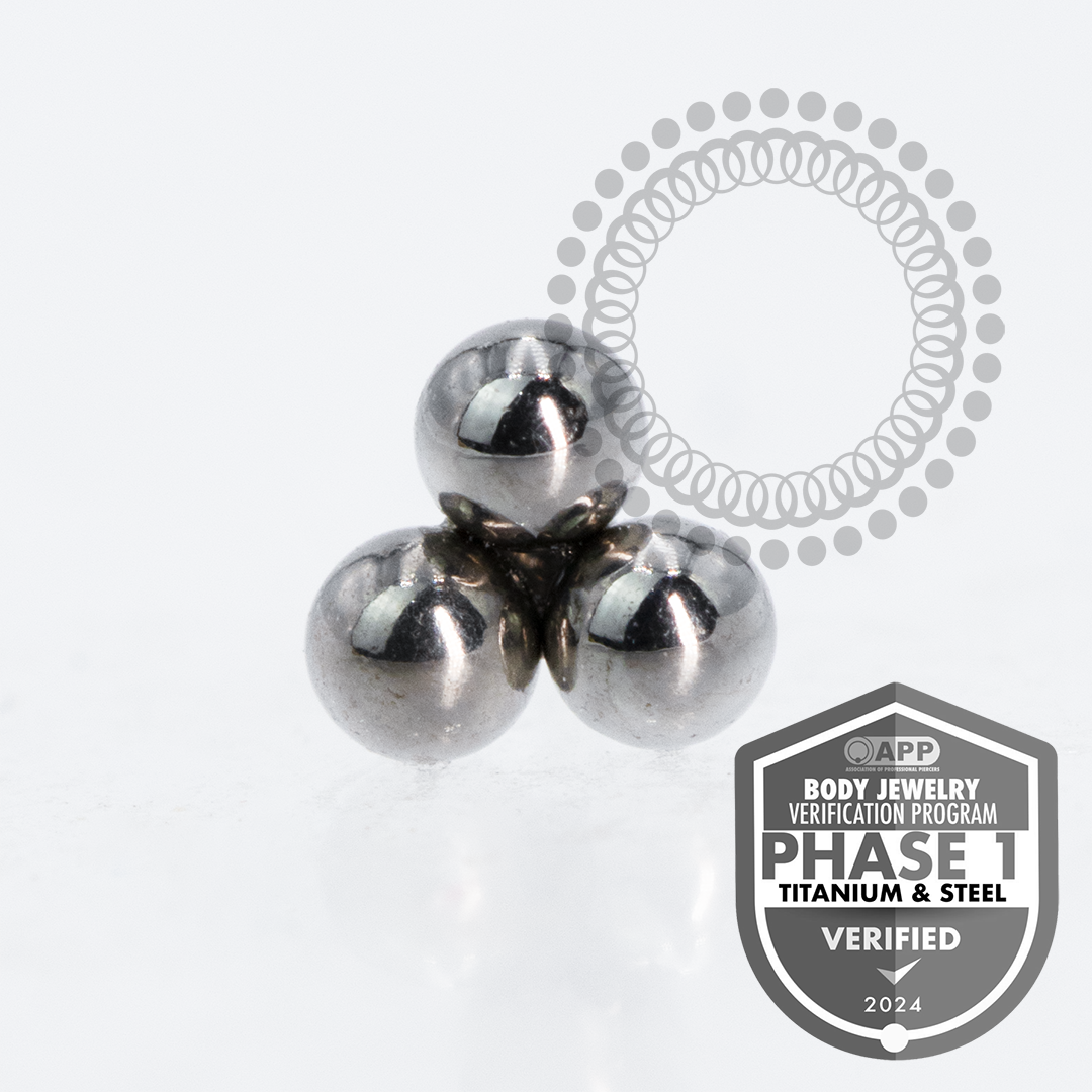 TT14 Topo Trinity Ball Push Pin Titânio Mill®
