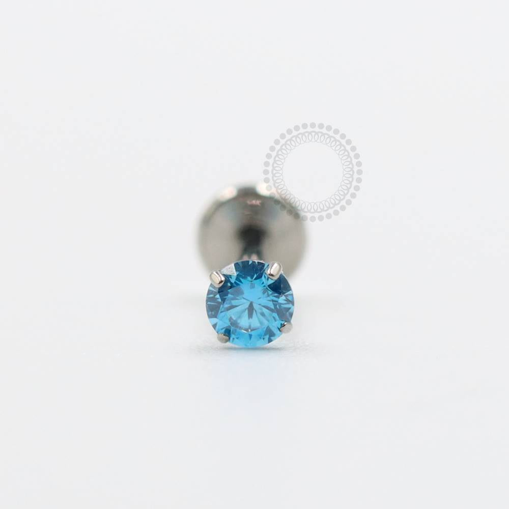 TN340 Labret Zirconia Colorida Titânio ASTM F136