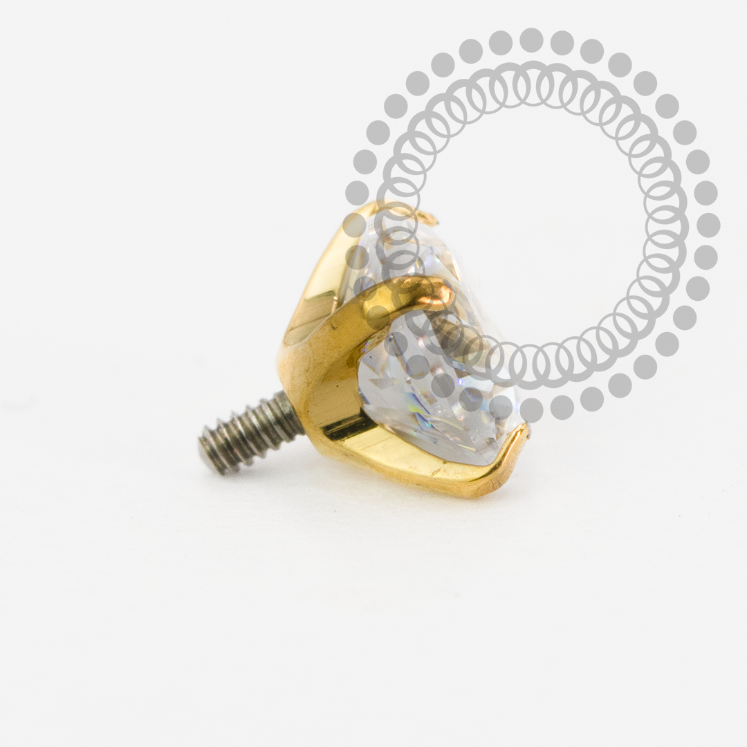 TN2125 Topo Zirconia Titânio PVD Gold