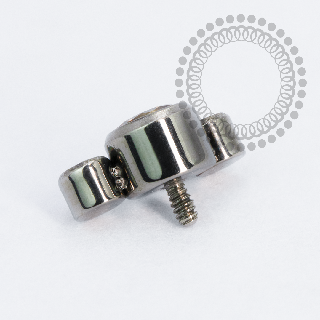 TN2229 Topo Mini Cluster Champanhe Titânio ASTM F136