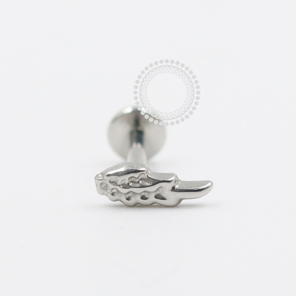 PB125 Labret Wing 316L Steel