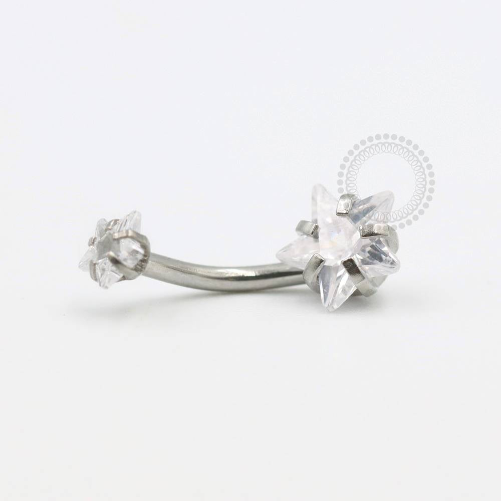 BB21 Star Navel Zirconia Steel 316L