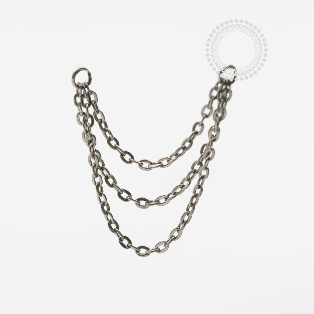 TN1082 Titanium Triple Chain