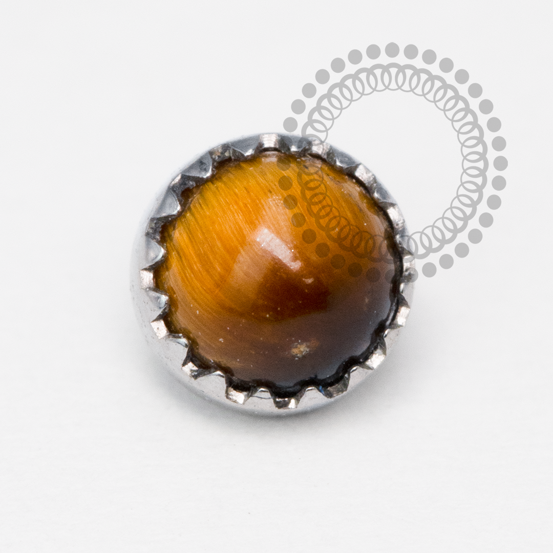 TN2066 Topo Olho de Tigre Titânio ASTM F136