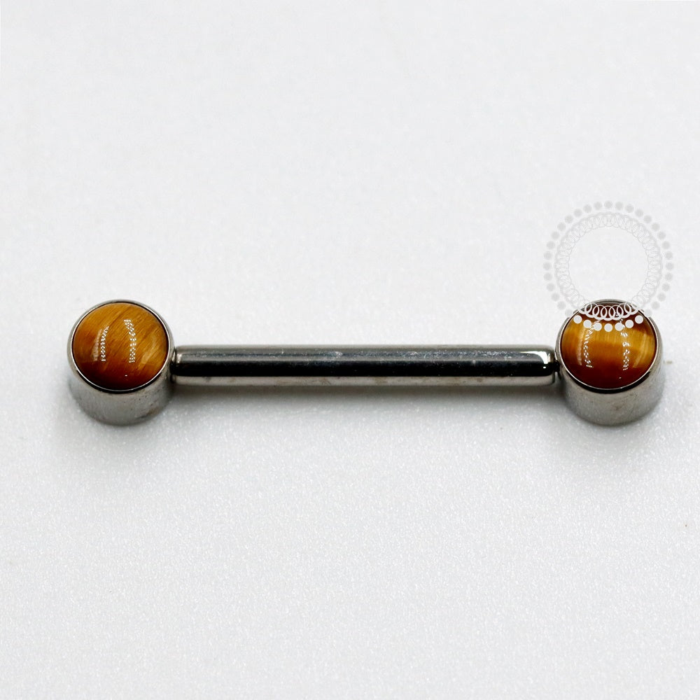 TN1124 Tiger Eye Titanium Nipple