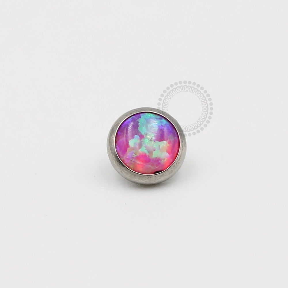 TN424 Synthetic Opal Titanium Microdermal Top