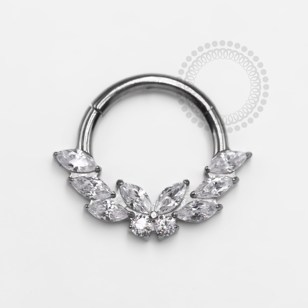 TN1306 Butterfly Stud Segment Titanium ASTM F-136