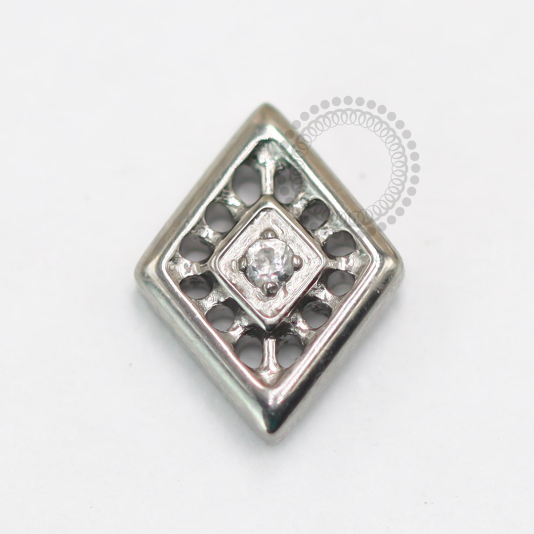 TN1464 Topo Royal Triângulo Titânio ASTM F-136