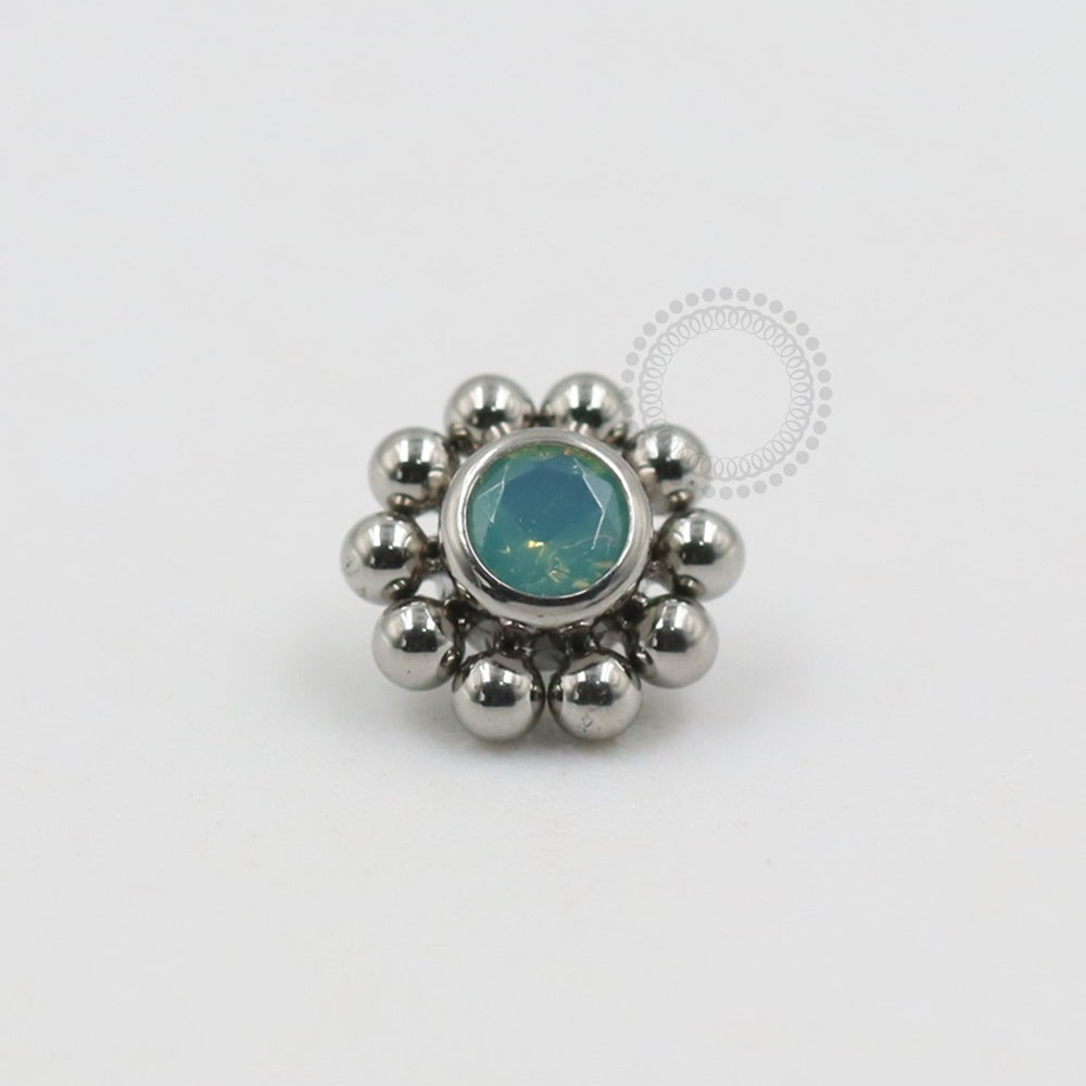 TN257 Topo Sol Opalite Green Titânio