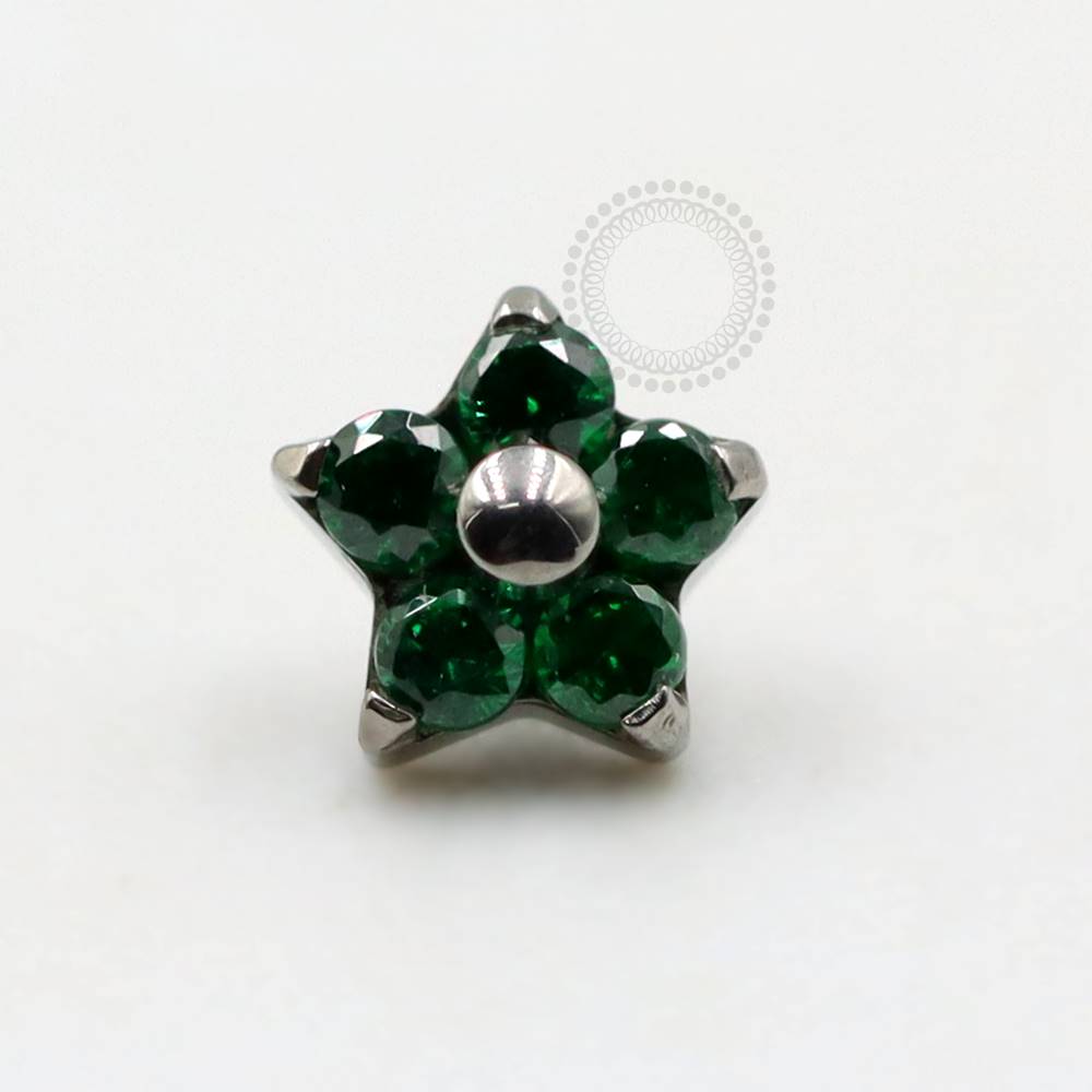 TN294 Topo Mini Flor Titânio