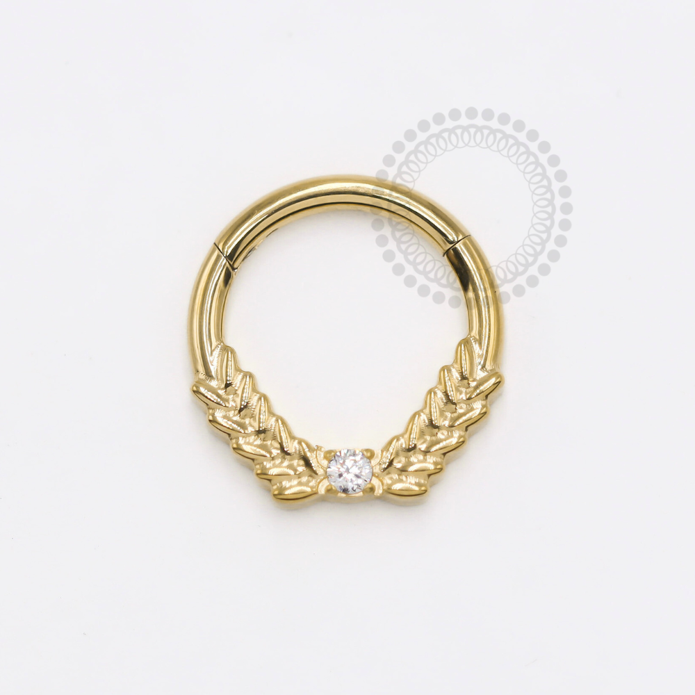 TN1251 Greece Segment Titanium PVD Gold