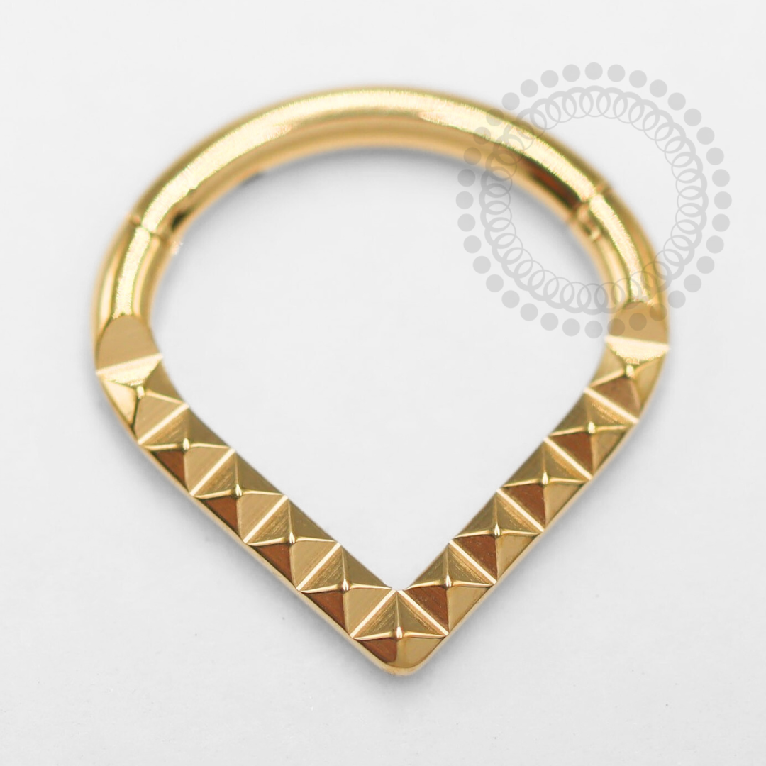 TN1418 V-Segment Inca Titanium PVD Gold