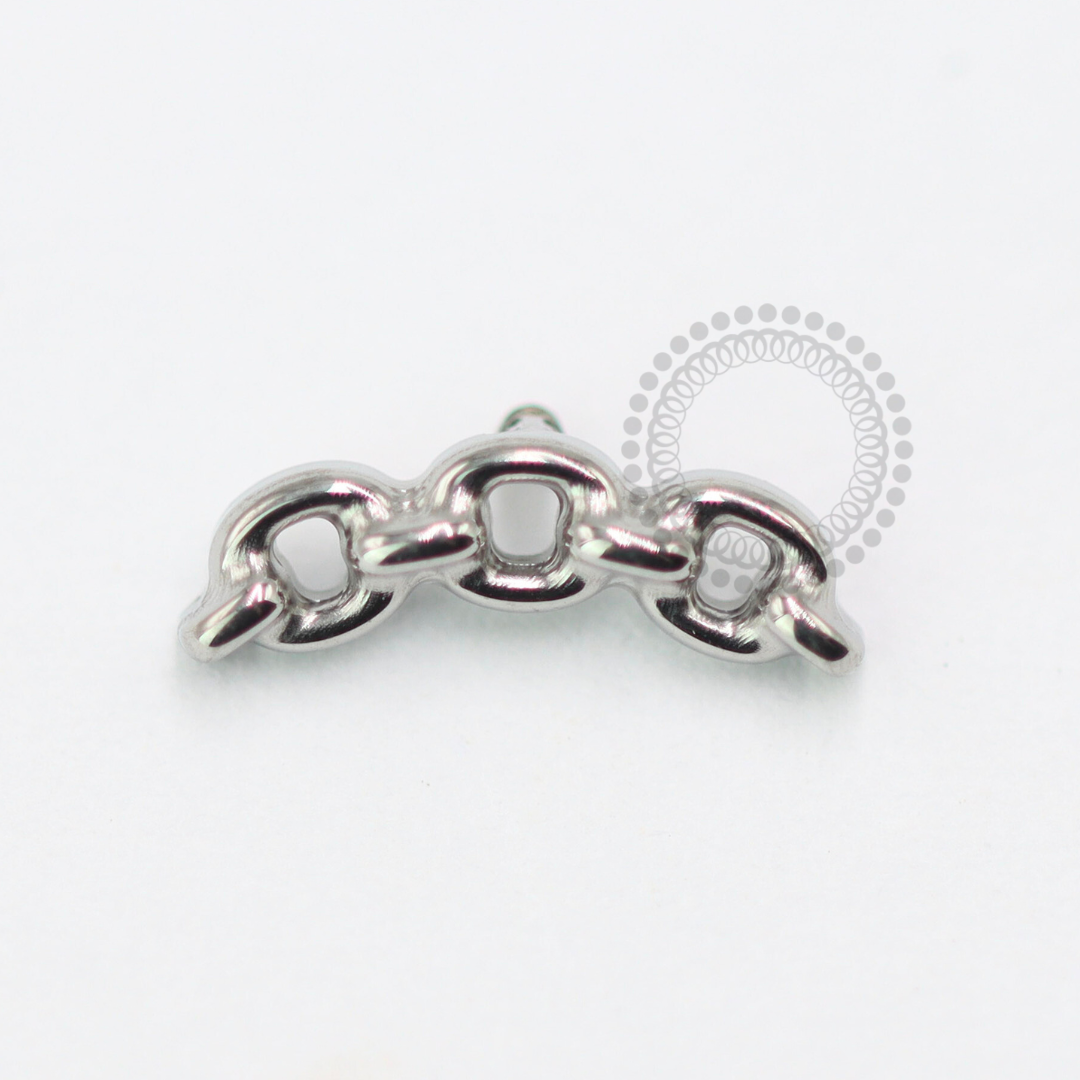TN1478 Topo Design de Corrente Titânio ASTM F-136