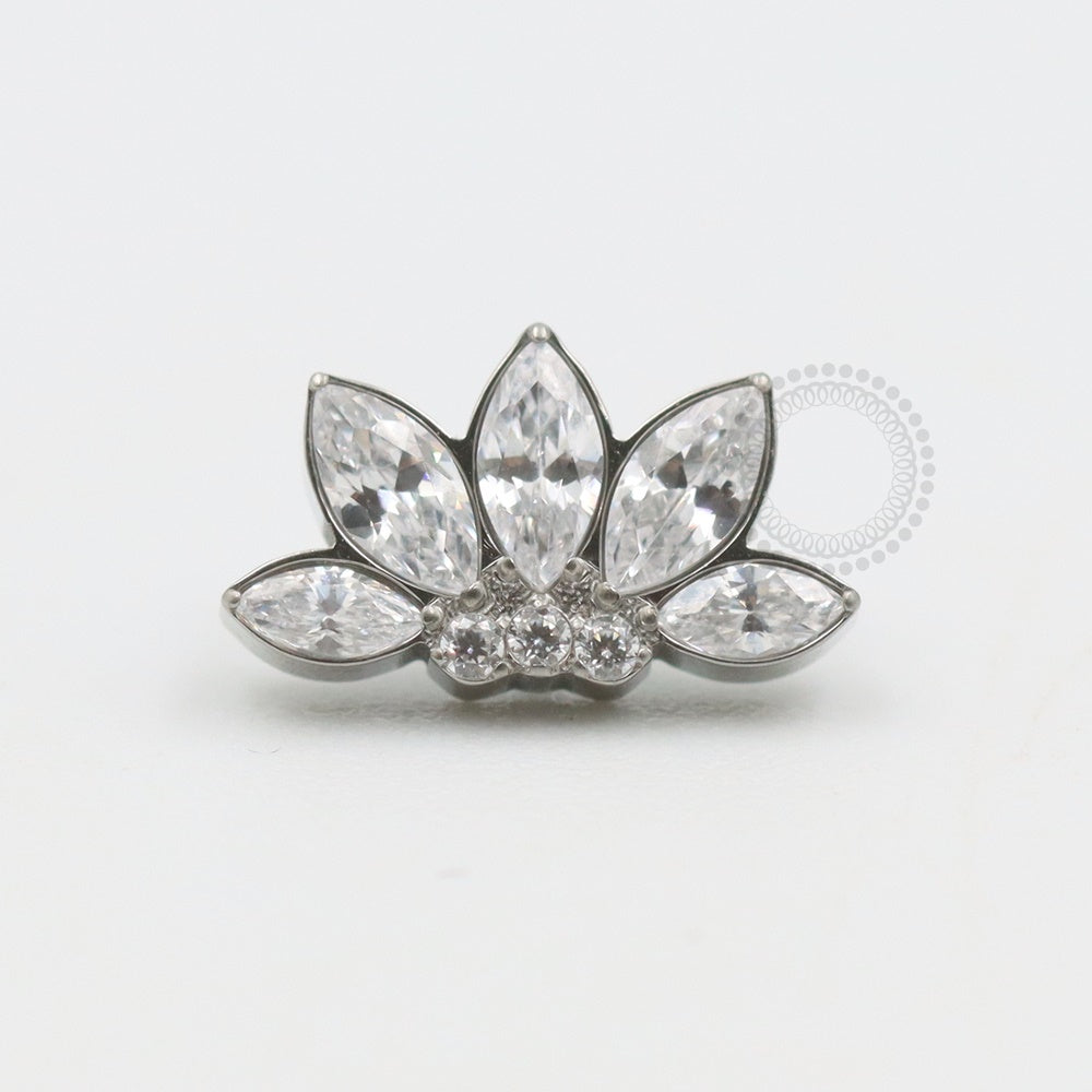 TN455 Topo Cluster Flor De Lotus Titânio