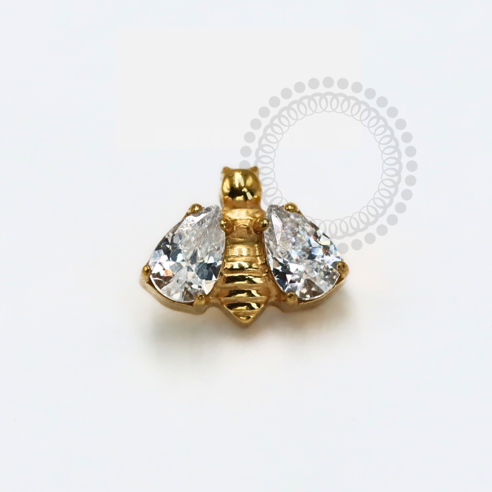 TN1205 Model 2 Bee Top Titanium PVD Gold