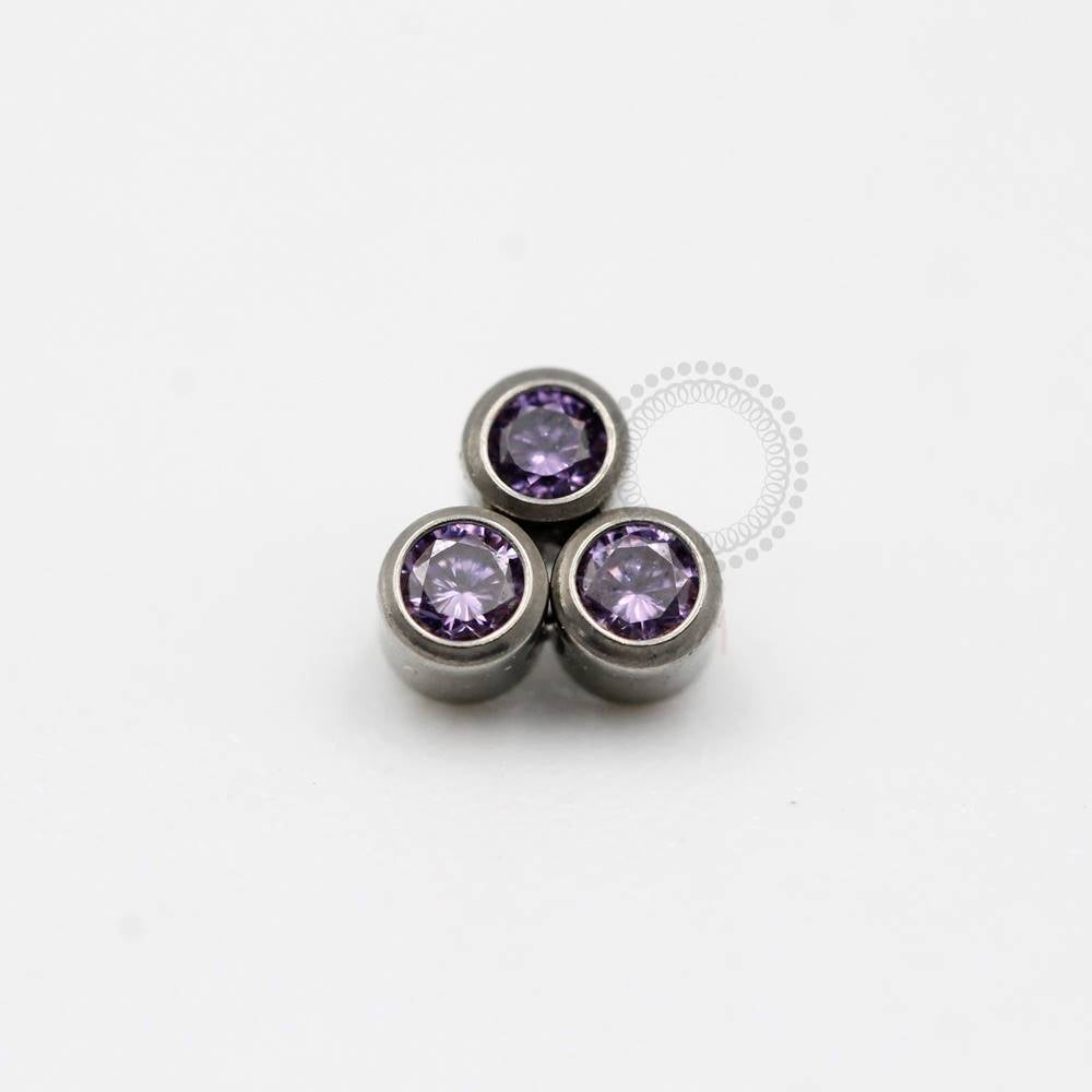TN174 Topo Trinity Circular Zirconias Titânio ASTM F-136