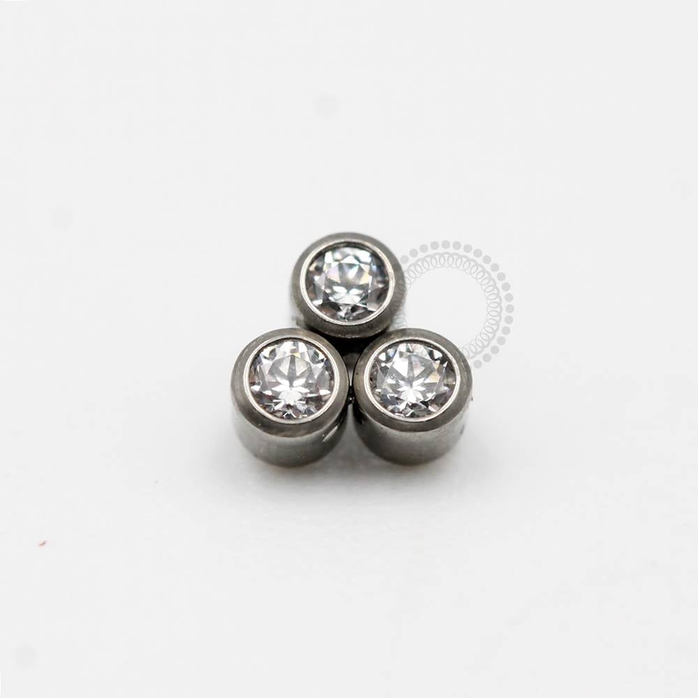 TN174 Topo Trinity Circular Zirconias Titânio ASTM F-136