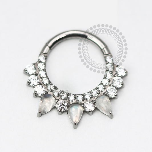 TN1742 Segmento Brilho Lunar Titânio ASTM F-136