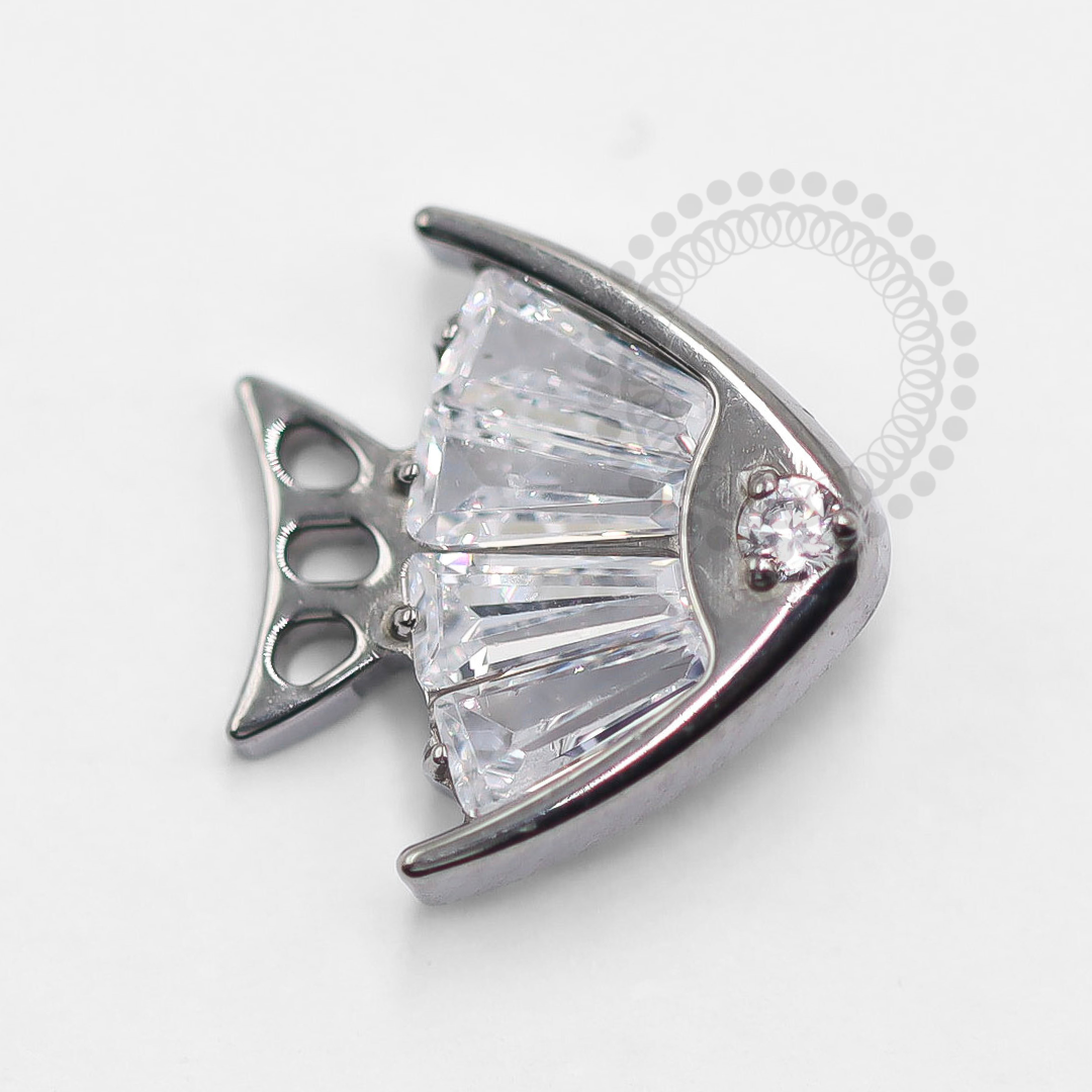 TN1380 Topo Peixe Zircônia Cristal Titânio ASTM F-136