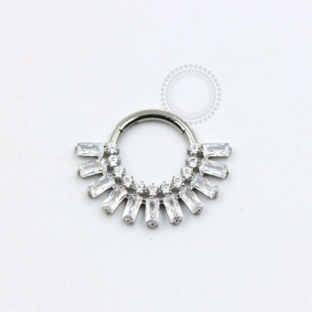 TN951 Rectangular Zirconium Studded Titanium Segment