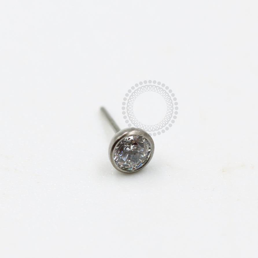 TN992 Topo Ponto De Luz Push Pin Titânio