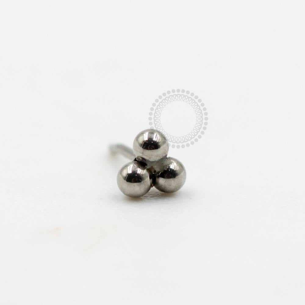 TN938 Titanium 3 Ball Push Pin Top
