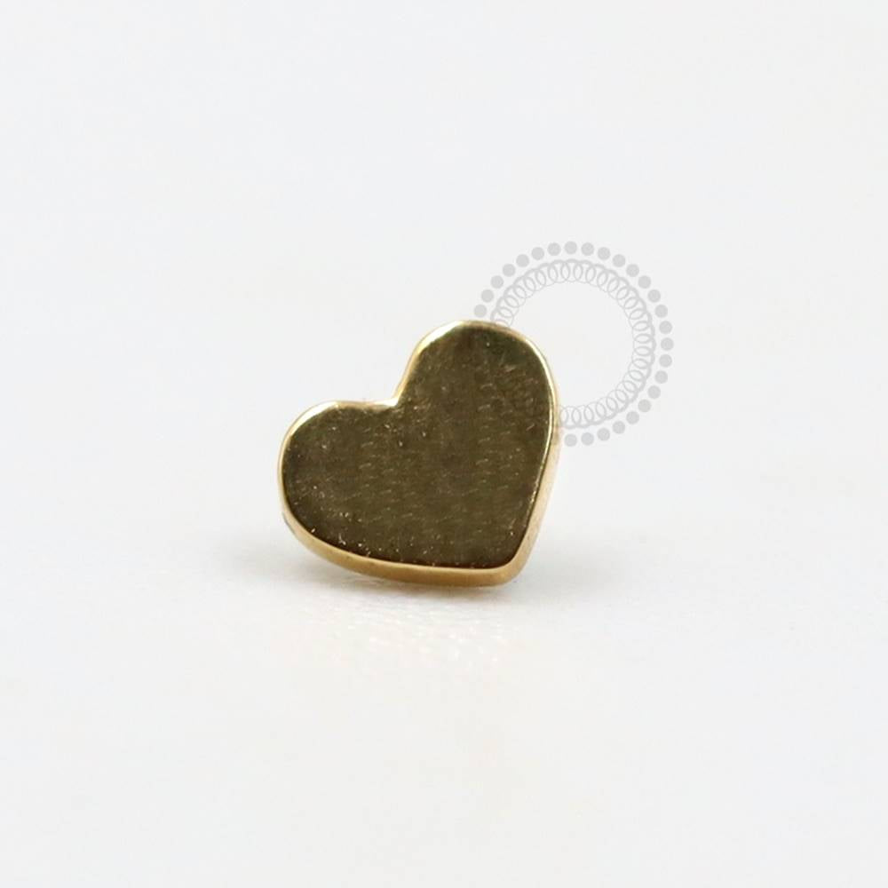 TN263 Top Plate Heart Titanium PVD Gold