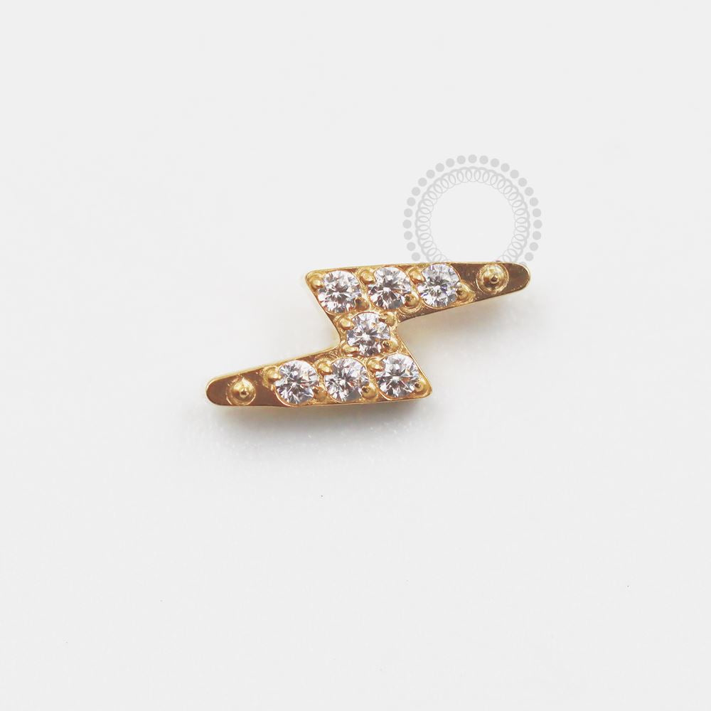 TN269 Spoke Top Studded Titanium PVD Gold