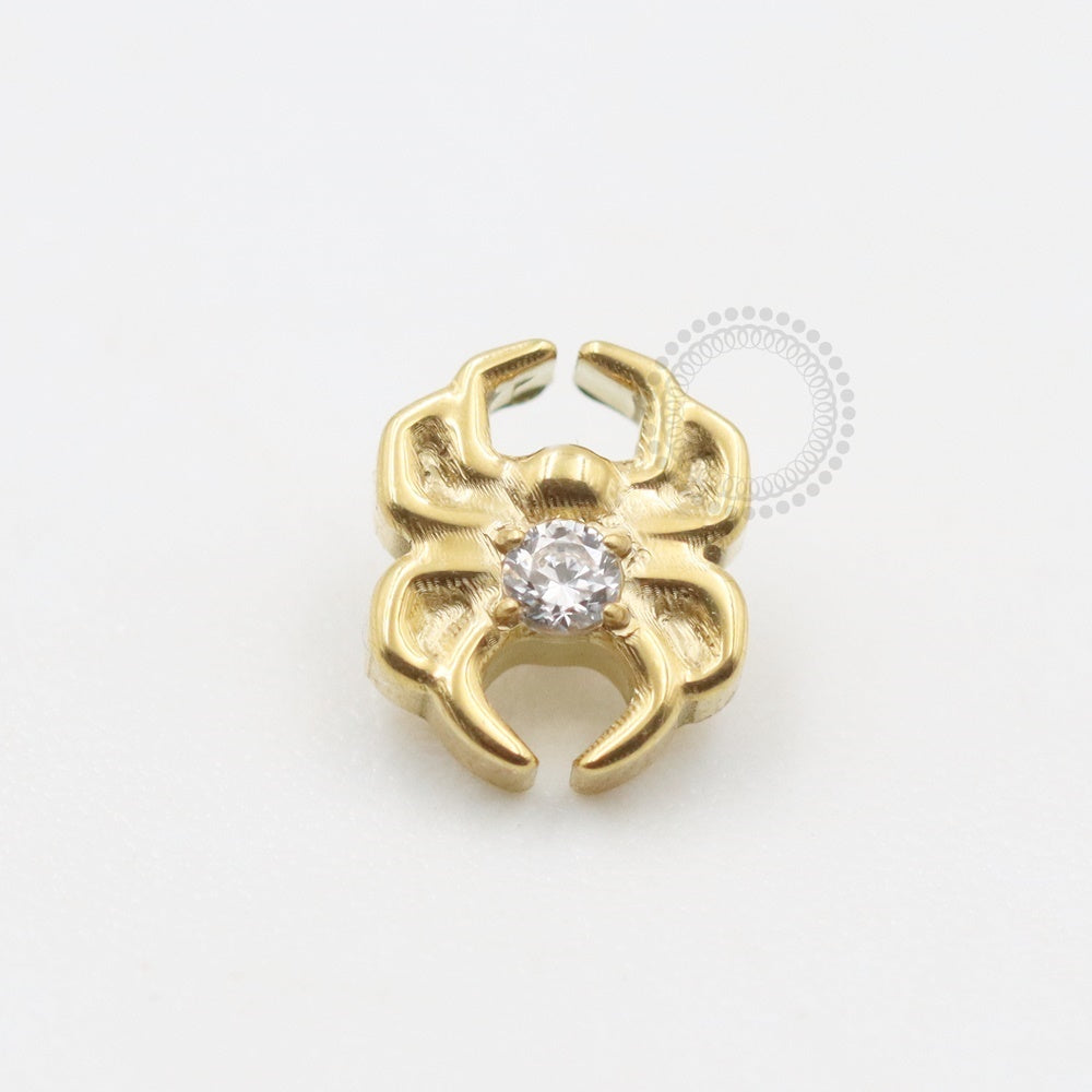 TN570 Spider Top With Light Point Titanium Pvd Gold