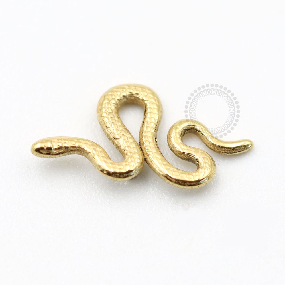 TN761 Titanium Snake Top Pvd Gold