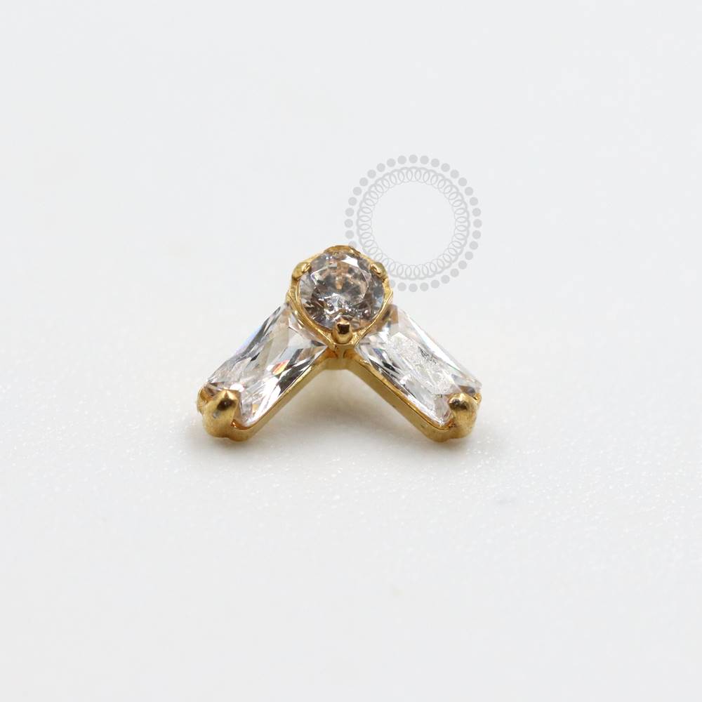 TN865 Top V Titanium Pvd Gold