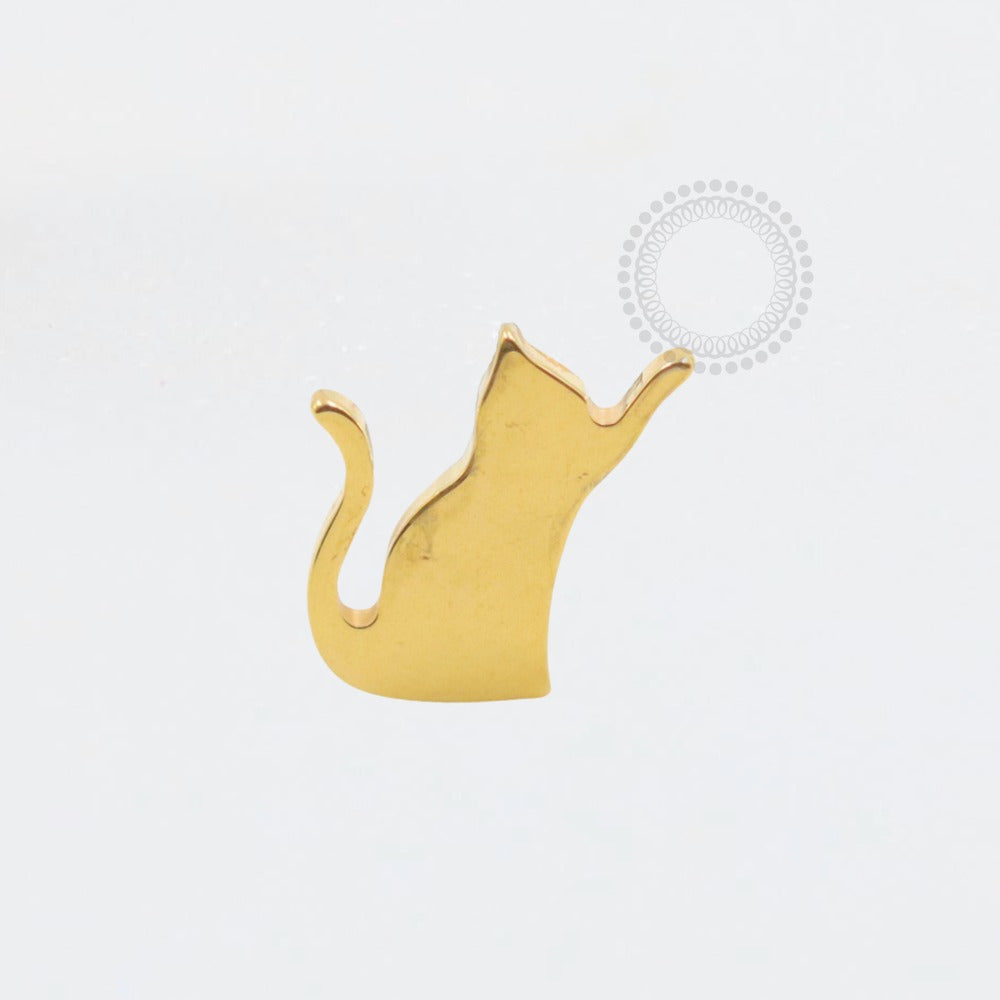 TN862 Cat Top Titanium PVD Gold
