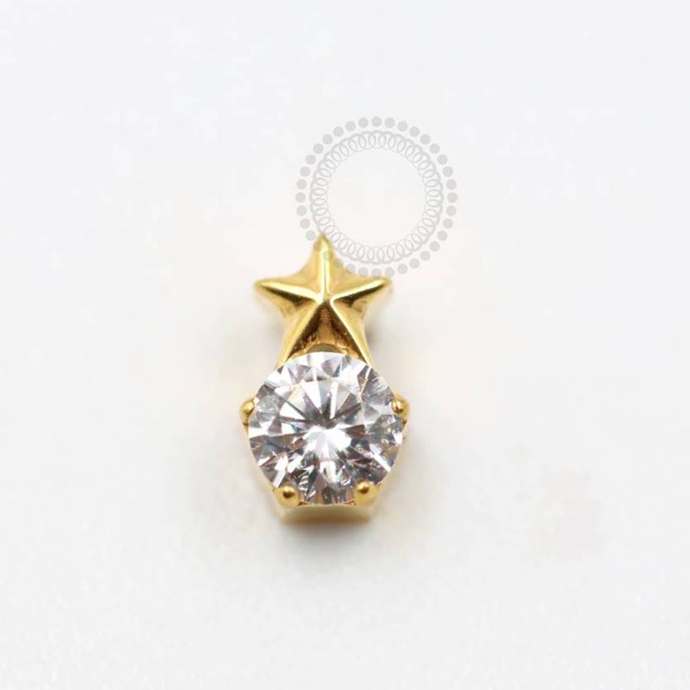 TN985 Micro Star Top Titanium Pvd Gold