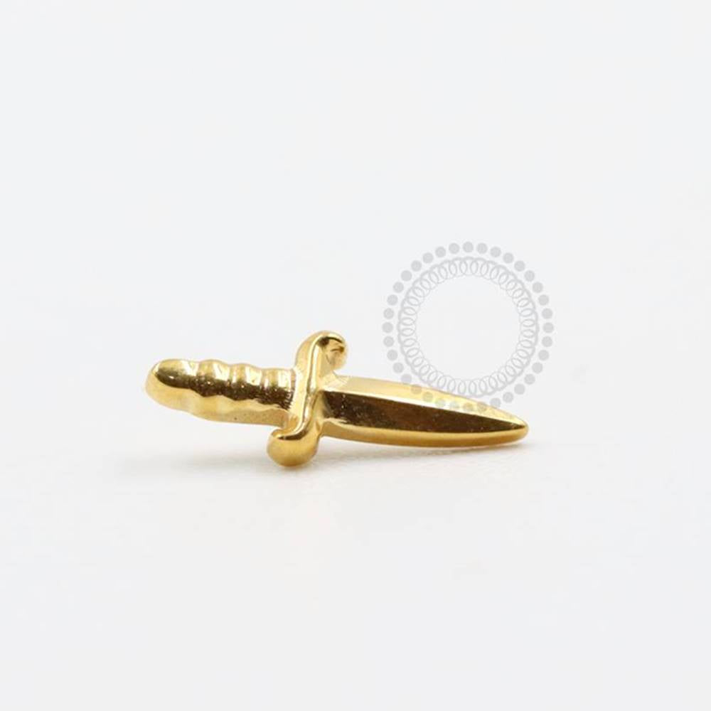 TN1024 Dagger Top Model 2 Titanium Pvd Gold