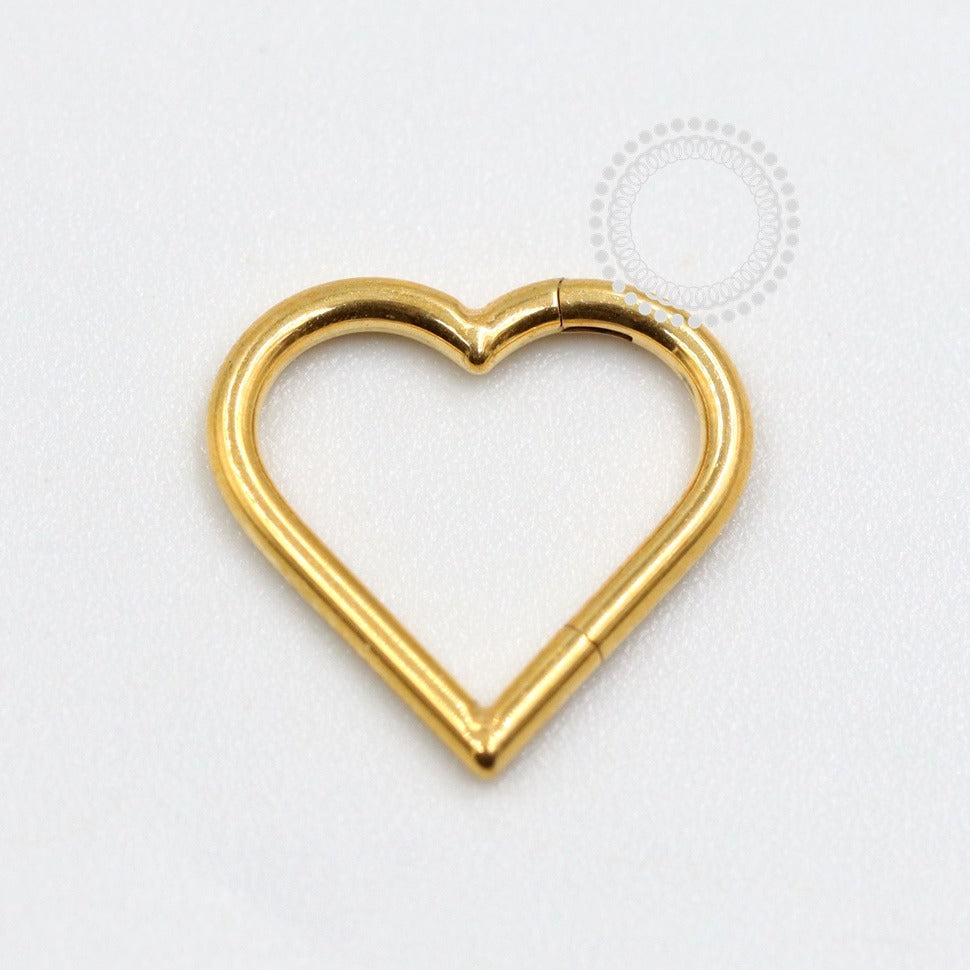 TN1079 Daith Smooth Titanium Pvd Gold