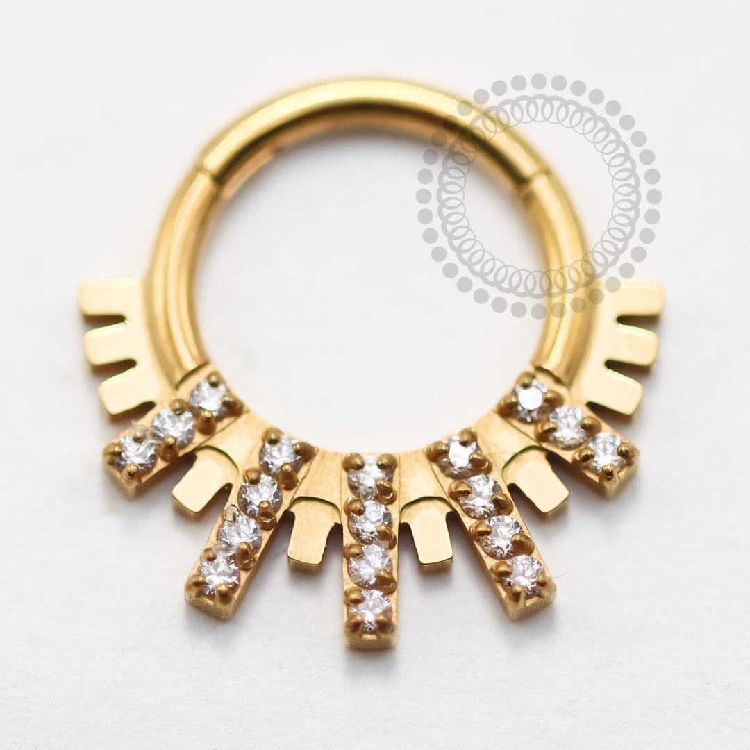 TN1539 Segmento Glamour Titânio PVD Gold