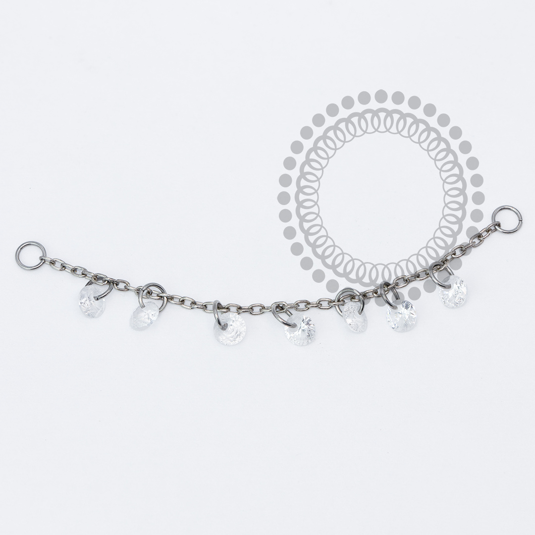 TN2040 Corrente 7 CZ Titânio ASTM F-136