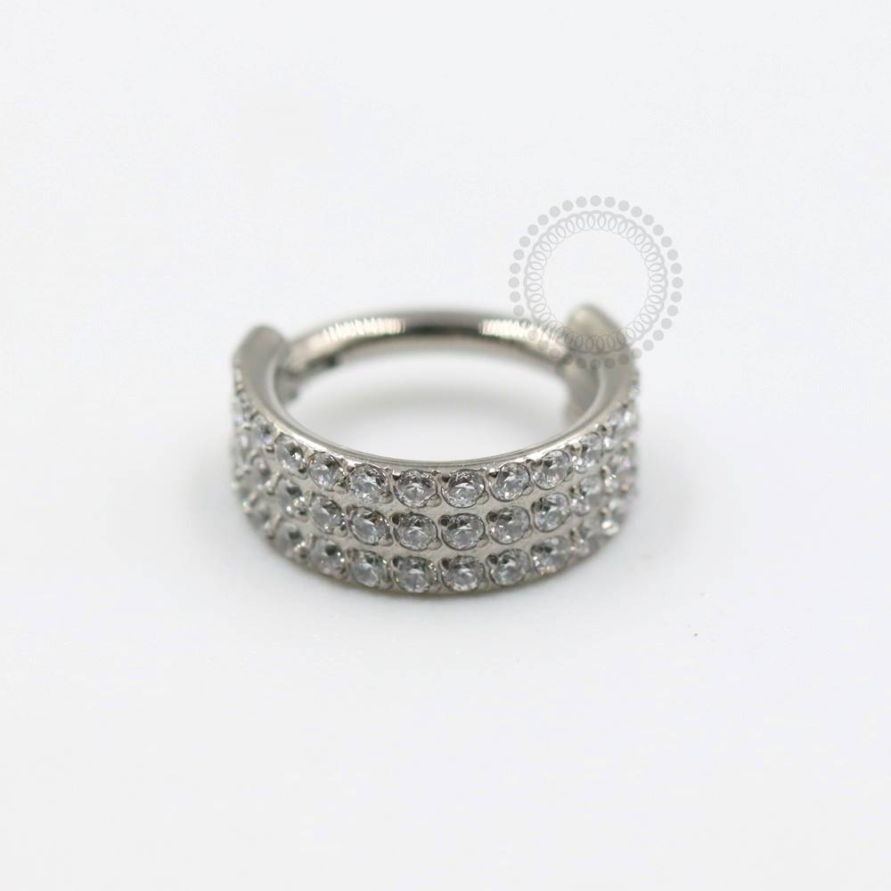 TN307 Triple Segment Studded Titanium
