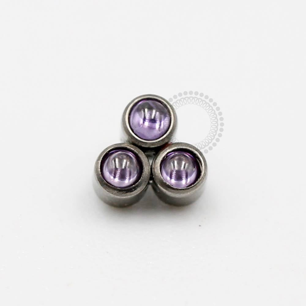TN66 Trinity Natural Amethyst Circular Top