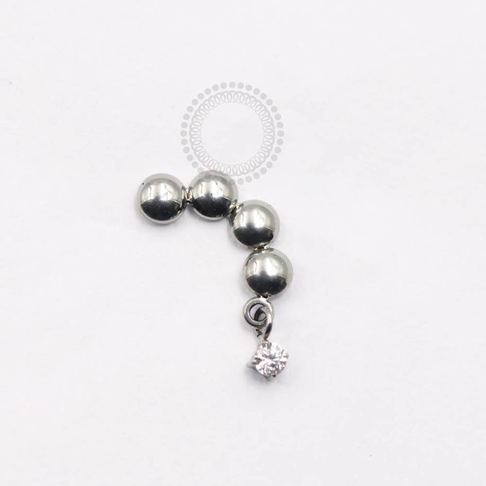 TN933 Smooth Ball Top With Titanium Light Point