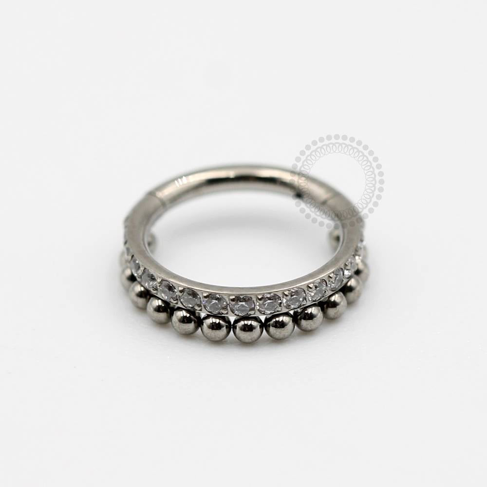 TN05 CZ Studded Segment with Titanium Balls