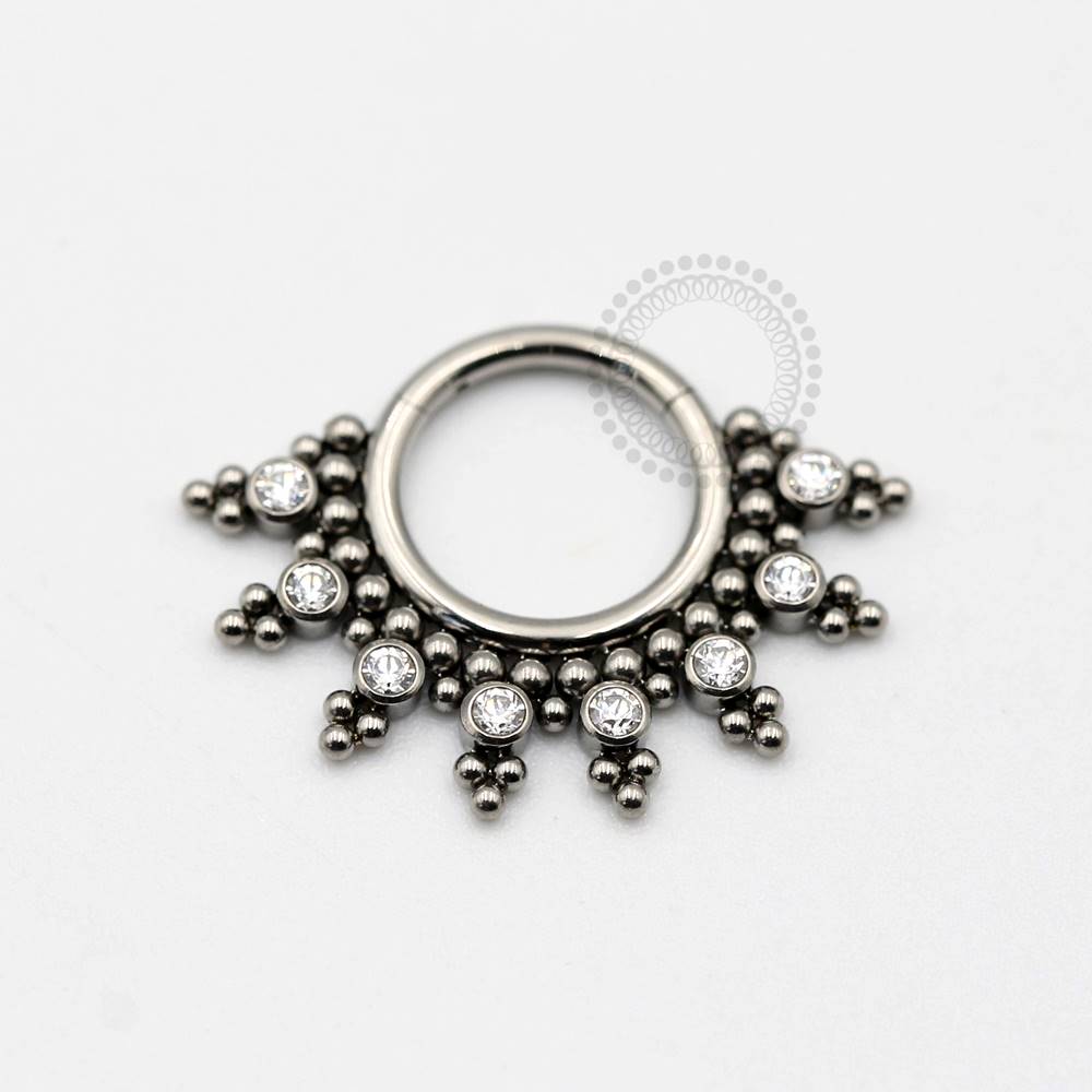TN49 Articulated Segment 8 CZ Titanium Balls