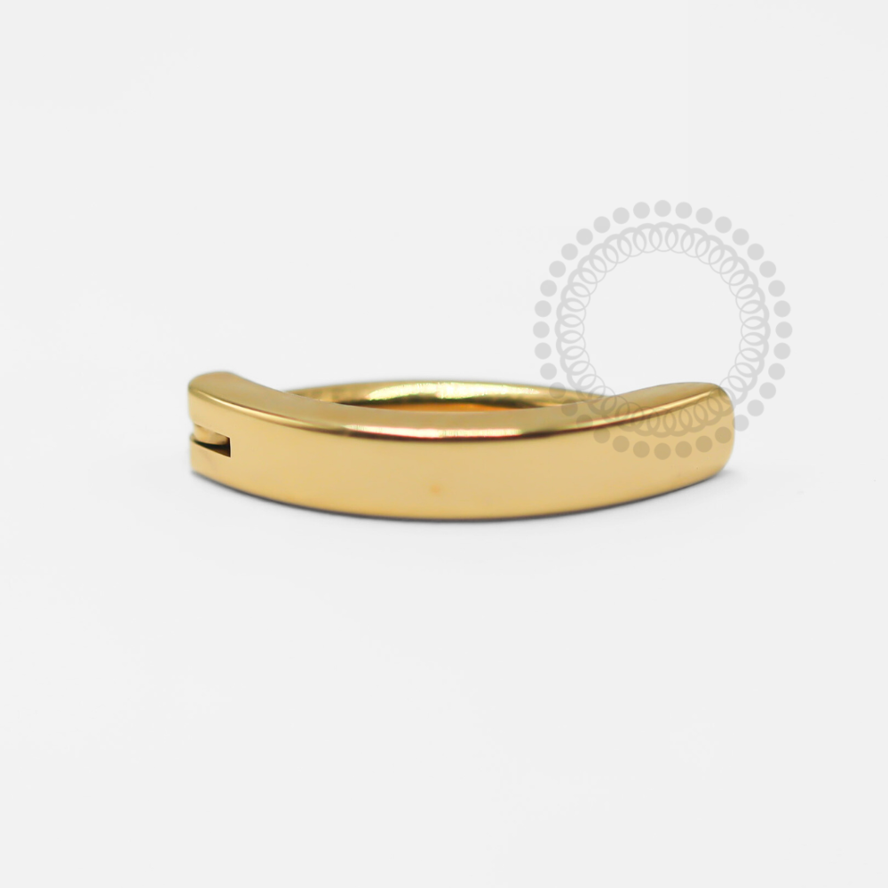 TN1280 Navel Belly Clicker Titanium PVD Gold
