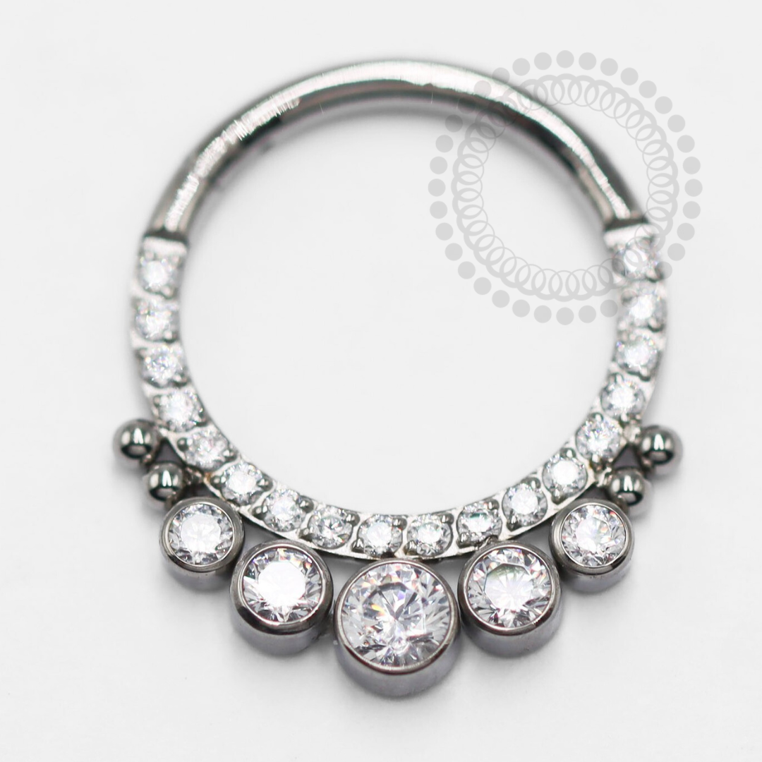TN1452 Indian Segment Crystal Titanium ASTM F-136