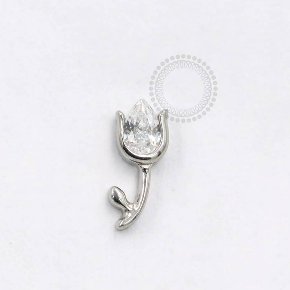 TN896 Topo Mini Tulipa Zirconia Titânio ASTM F136