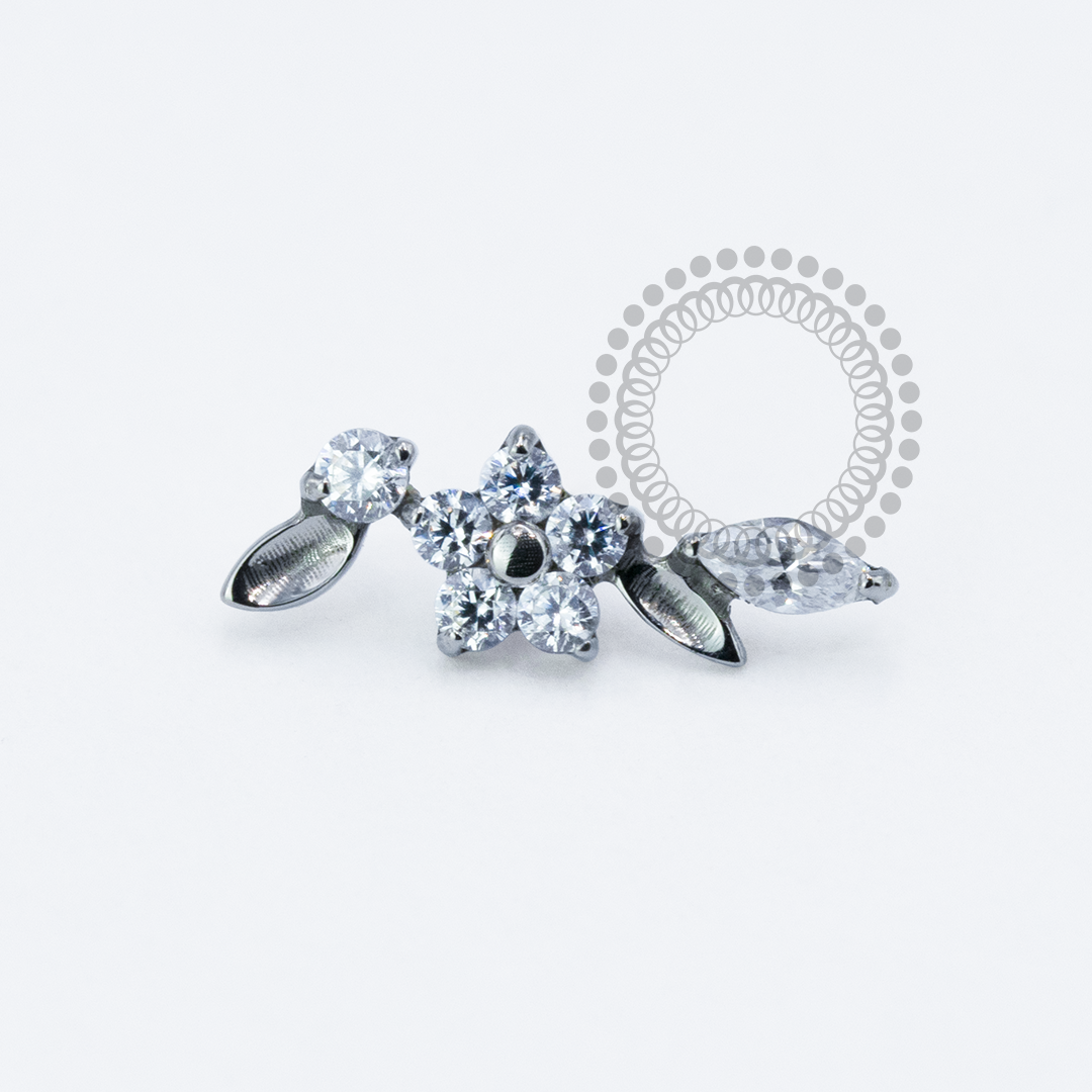 TN1951 Top Cluster Flower Branch Titanium ASTM F136