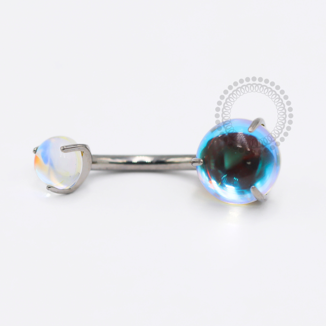 TN1815 Navel Moonstone Titânio ASTM F136