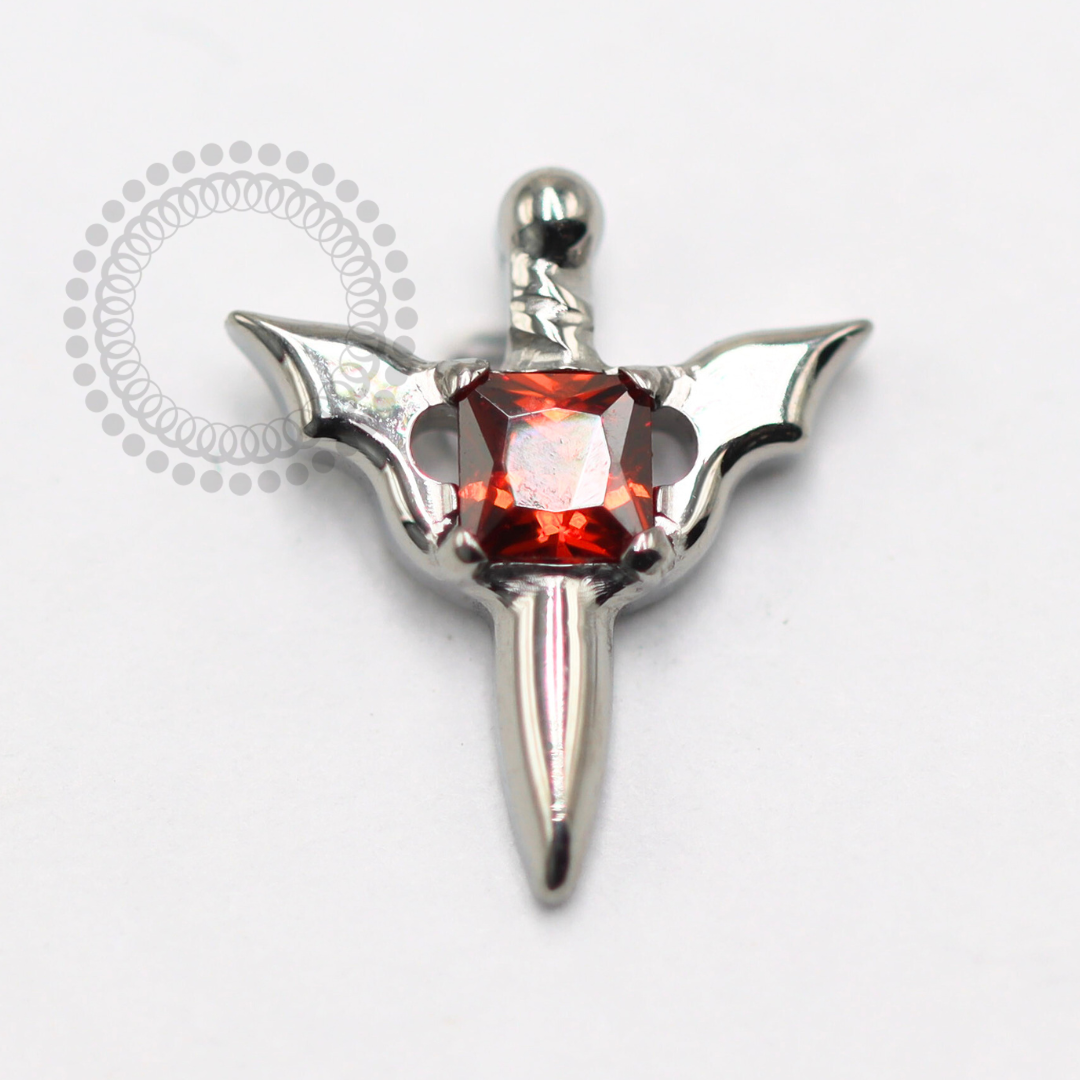 TN1502 Topo Espada de Godric Gryffindor Titânio ASTM F-136